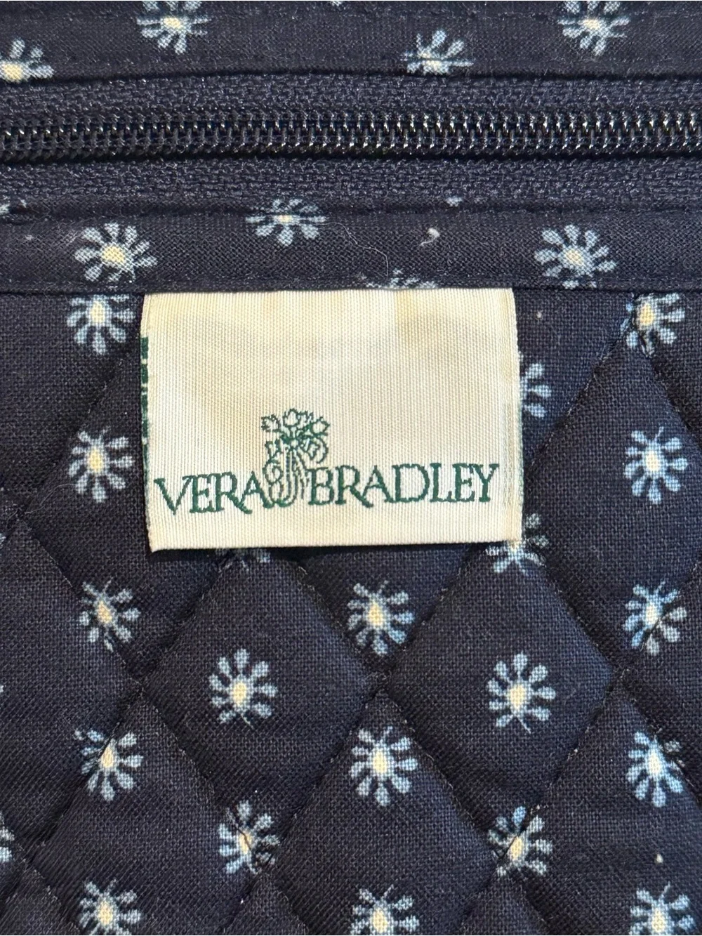 Vera Bradley Midnight Blues (Retired) Hanging Toiletry Bag